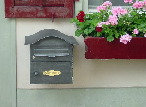 Wandbriefkasten Schmiedeisen